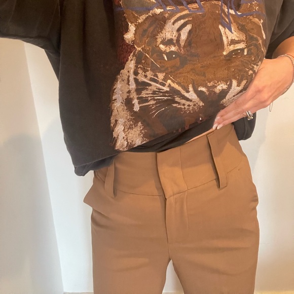 Alice + Olivia ultra high waisted wide leg trouser - Picture 2 of 8